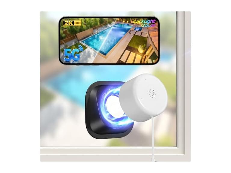 Gyliziex 4MP 2K Window Security Camera - Image 1