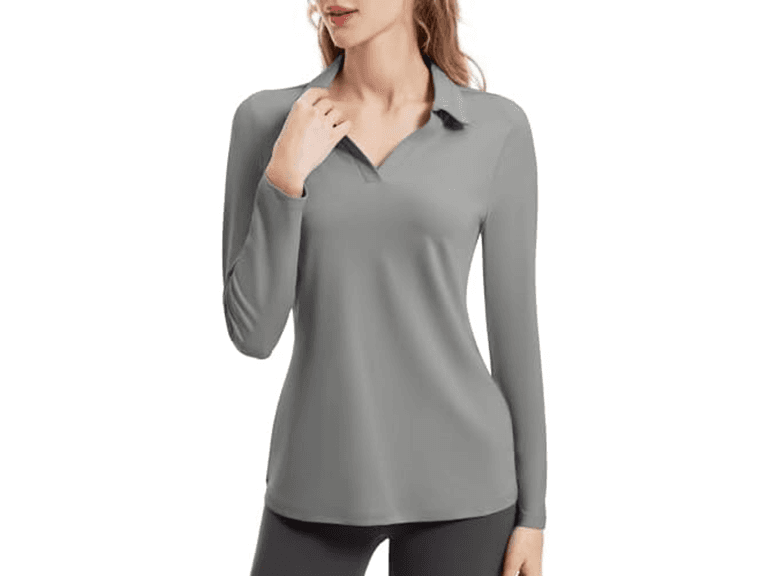 Fkeep Women Tennis Golf Shirt Long Sleeved Top - Image 1