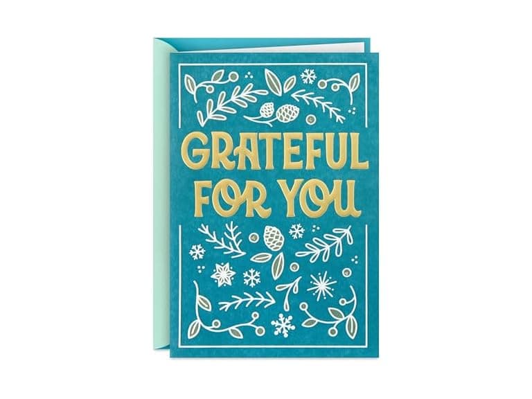 Hallmark Christmas Thank You Card  - Image 1