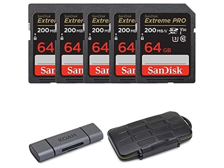 SanDisk 64GB (5-Pack) Extreme PRO Memory Card - Image 1