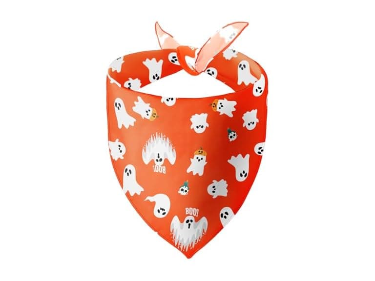 BlissBud Dogs Bandanas for Halloween Puppy Scarf - Image 1