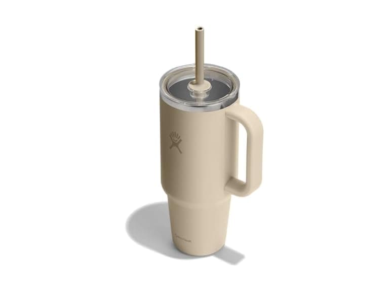 Hydro Flask 40oz Clear Lid Travel Tumbler - Oat - Image 1