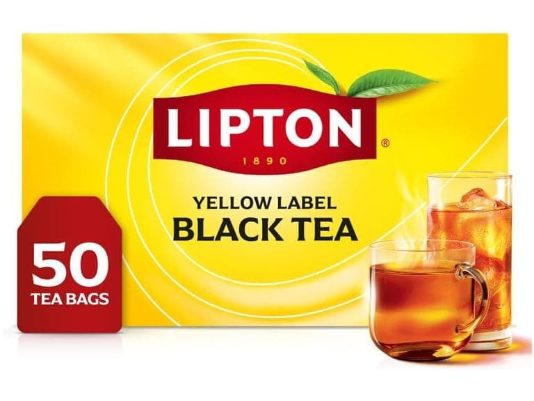 Lipton Black Tea Bags 50 Ct - Image 1