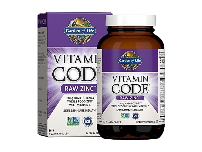 Garden of Life Zinc Supplements 30mg - Image 1