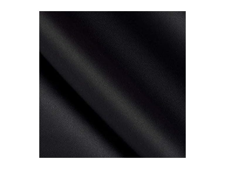 FABRIC GIFT LA Black Blackout Drapery Fabric by The Yard - Image 1