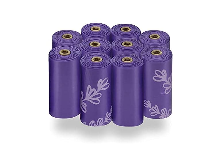 Best Pet Supplies Dog Poop Bags Purple Lavender - Image 1