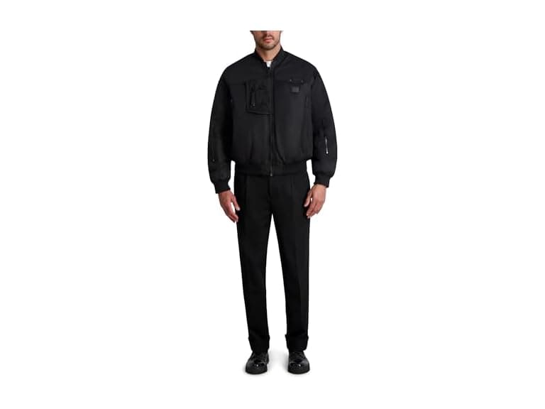 Karl Lagerfeld Men's Bomber Jacket  (Open Box) - Image 1