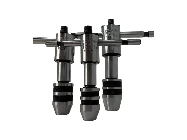 EXXO Tools 3PC Wrench Set-Ratchet Tap Wrench Kit - Image 1