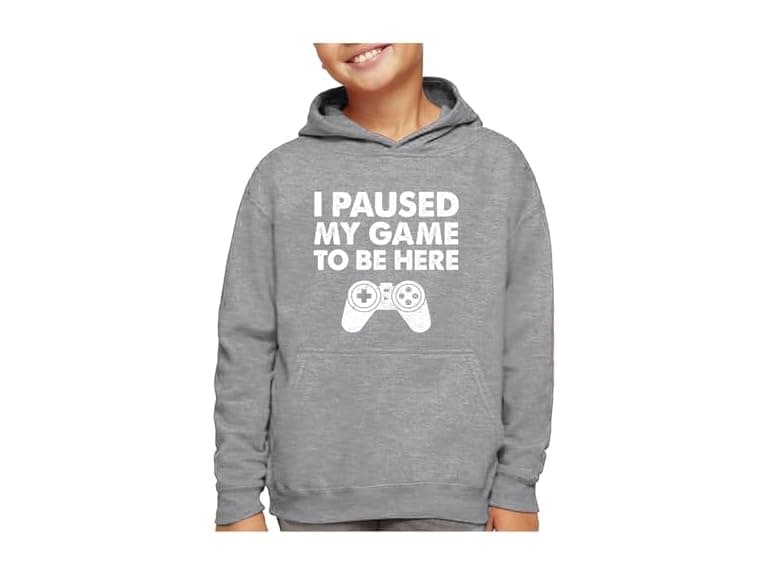 Tstars (L) I Paused My Game Be Here Funny Hoodie - Image 1