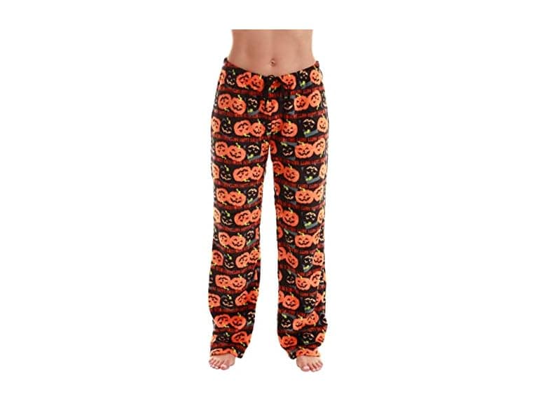 Just Love Women (XS) Pants Black - Halloween Pumpk - Image 1