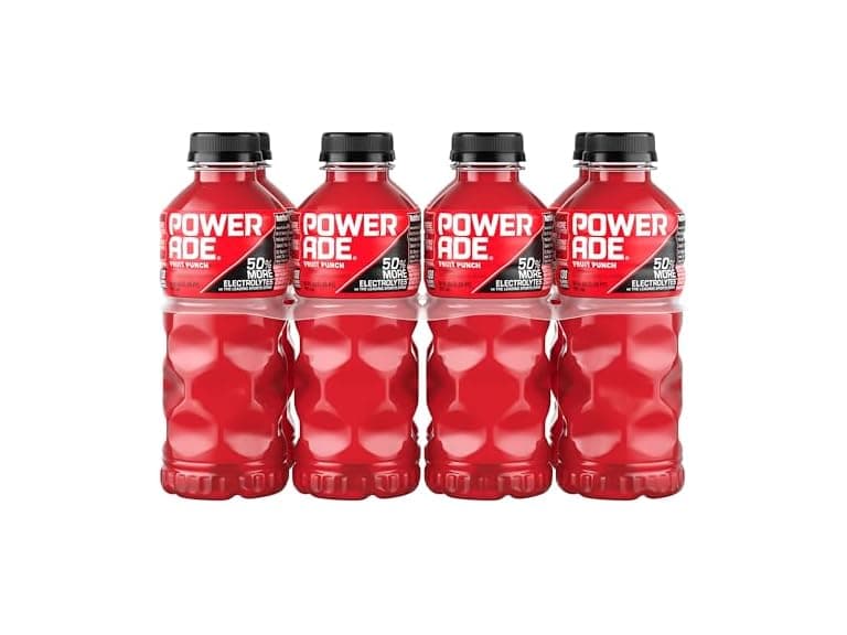 8PK Powerade Fruit Punch, Electrolyte Sports Drink - Image 1