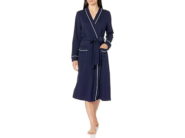 Amazon Essentials Womens Lt Waffle Bath Robe - Image 1