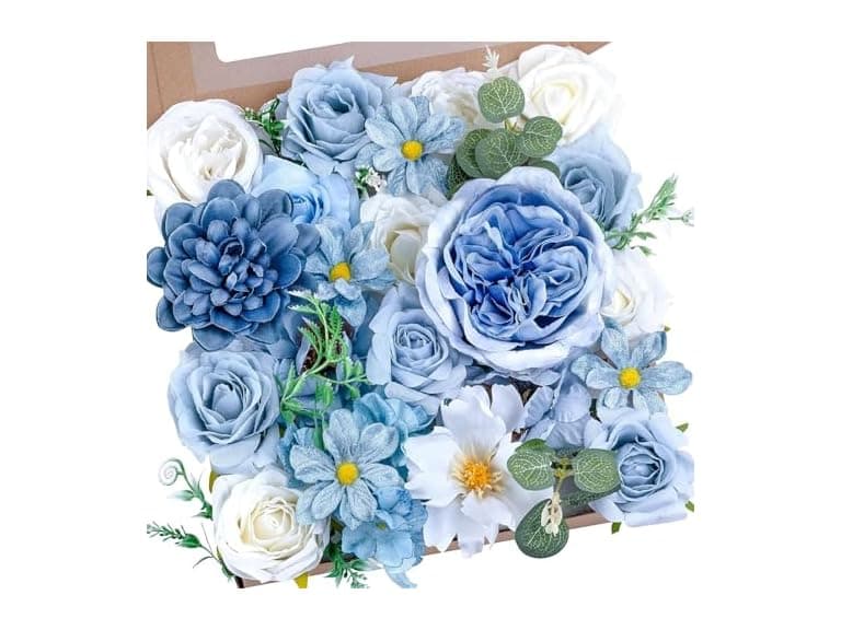 Artificial Blue Flowers Combo - Image 1