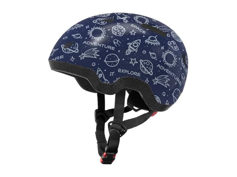 Galaxy Blue Kids/Toddler Bike Helmet - Image 1