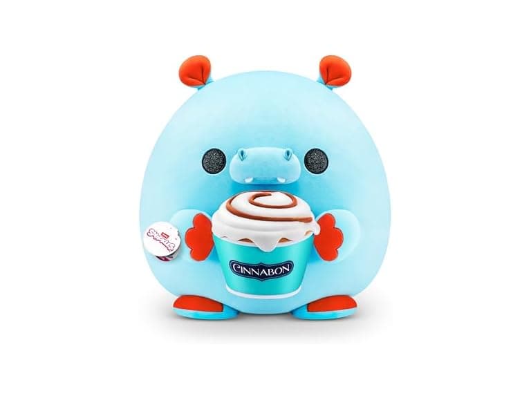 Snackles Cinnabon Hippo Super Sized 14 inch Plush - Image 1