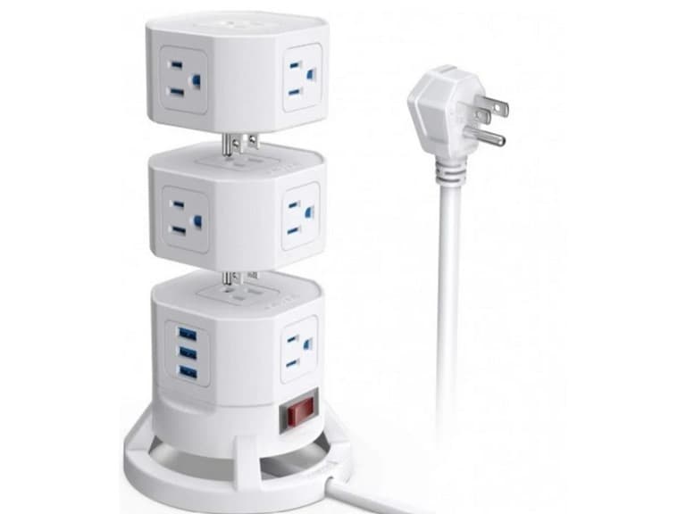 Bestek 1625W Vertical Power Strip - Image 1