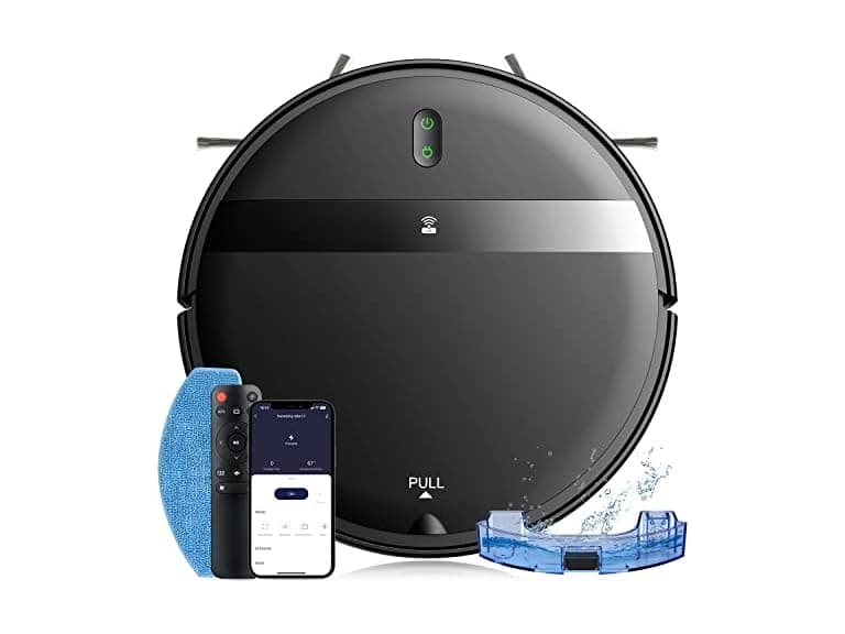 Robot Vacuum and Mop Combo, App/Voice Control, 2 in 1 - Image 1