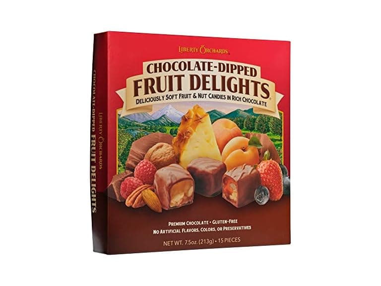 (5 Pack) Chocolate Dipped Fruit Delights 7.5 oz - Image 1