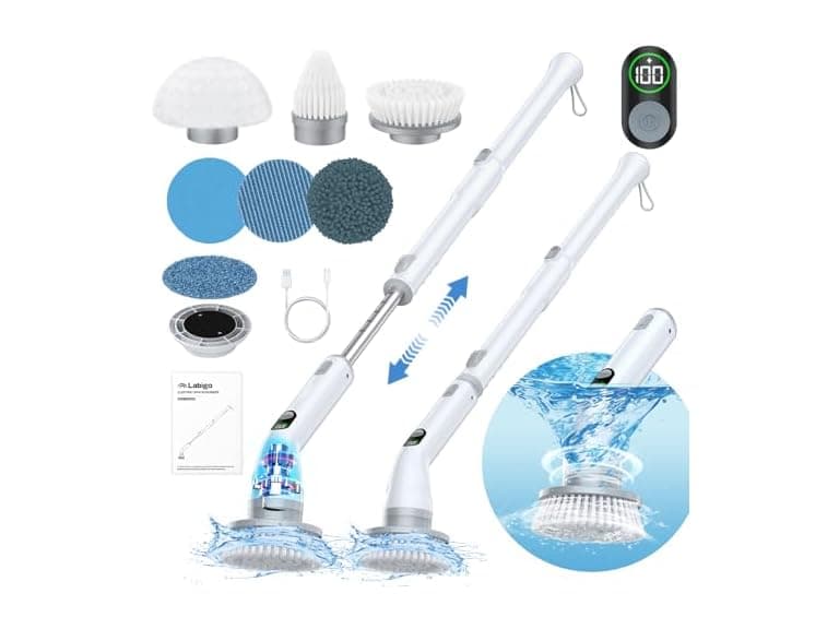 Electric Dual-Speed Spin Scrubber - Image 1