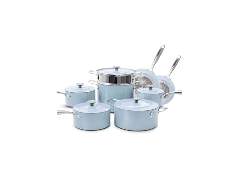 Nuwave Lux 13-Piece Premium Cookware Collection Blue - Image 1
