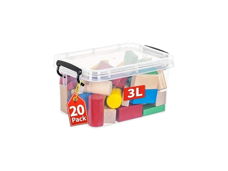 Cetomo Storage Box 3L Clear 20pk - Image 1