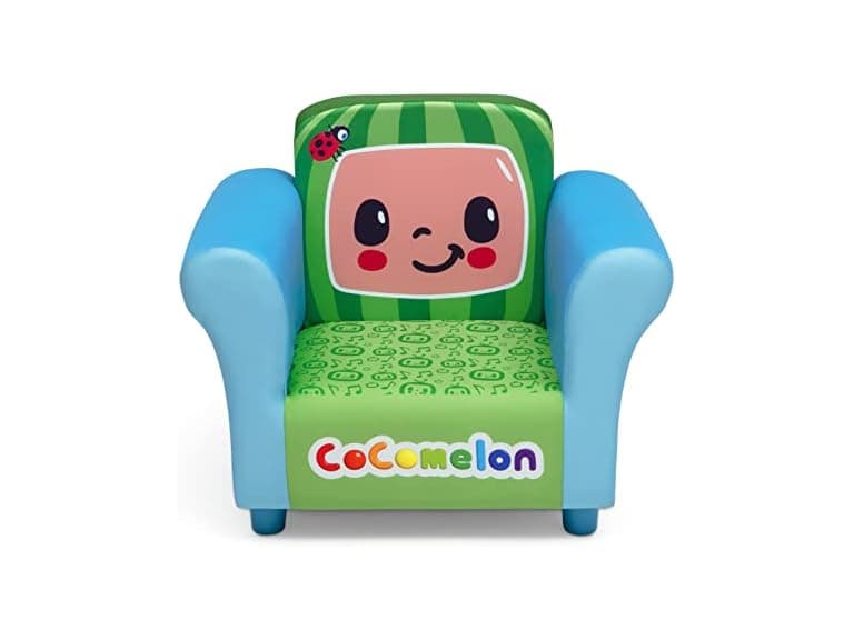 Delta Children Upholstered Chair, CoComelon - Image 1