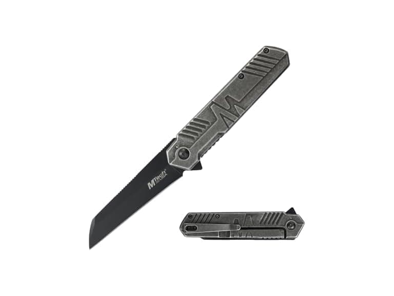 MTECH USA Folding Knife 7.8" Black - Image 1