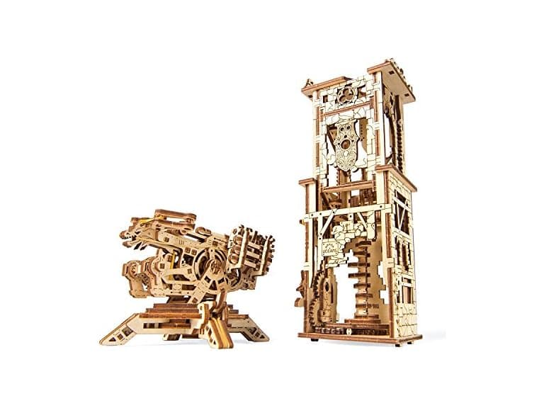 UGEARS Archballista and Tower Wooden 3D - Image 1