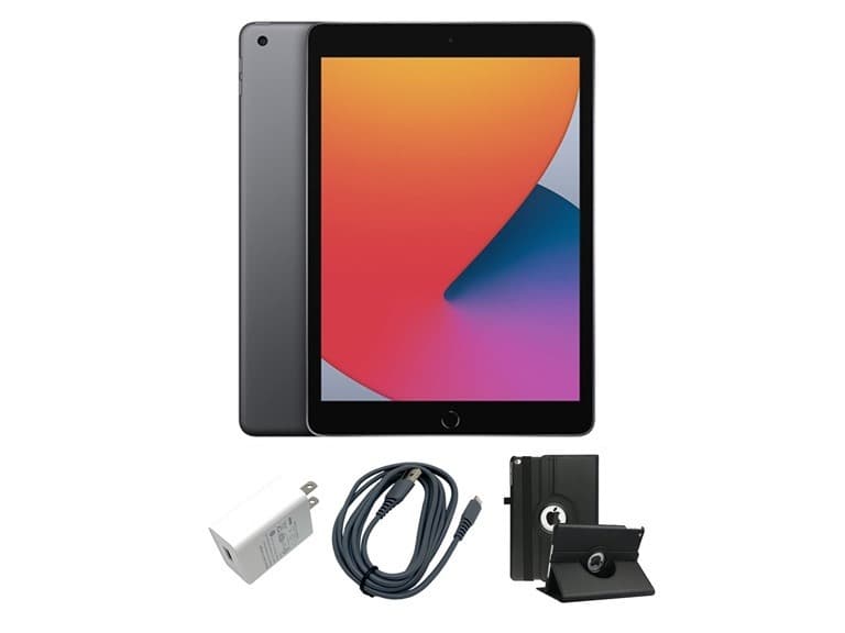Apple 10.2" iPad 8 with Case (2020) - Image 1