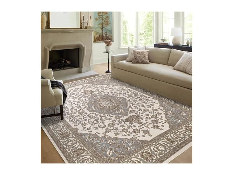 Superior Traditional Vintage Medallion Floral Scroll Rug (Your Choice) - Image 1
