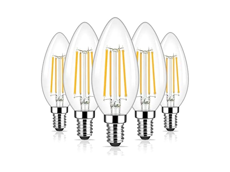 Brightever Dimmable Candelabra E12 LED Light Bulbs 60W - Image 1