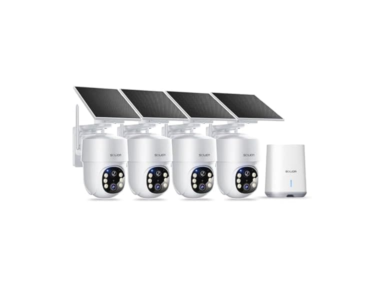 SOLIOM 4 Pack 4 MP Security Cameras - Image 1