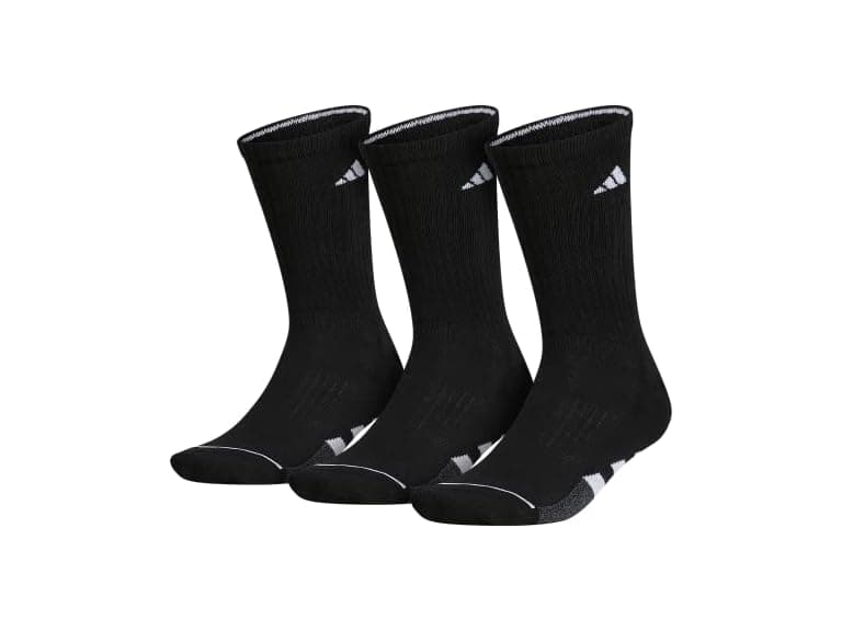 Adidas 3 Pair Cushioned Crew Socks  - Image 1