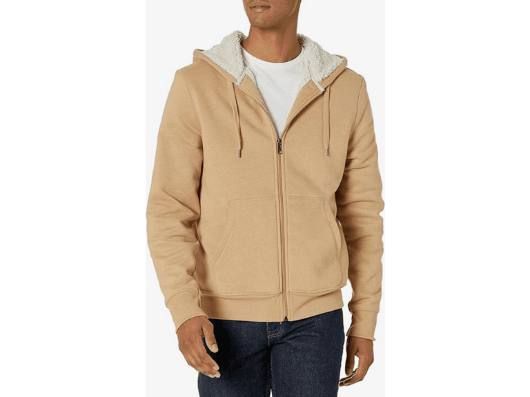 Amazon Essentials Men Sherpa-Lined Full-Zip Hoodie - Image 1