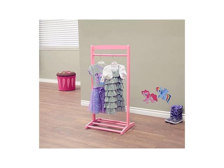 Frenchi Kid's Clothes Hanger, Pink - Image 1