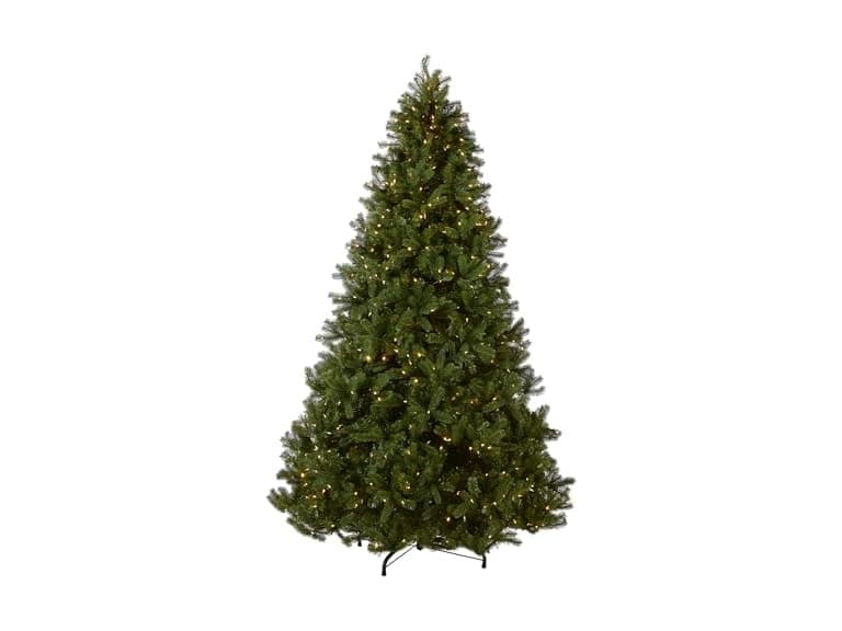 National Tree Company 9' Pre-Lit Downswept Douglas Fir Artificial Christmas Tree - Image 1