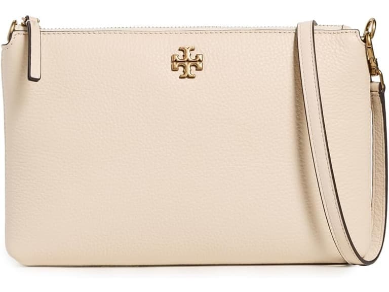 Tory Burch Women's Mercer Pebbled Wallet Crossbody - Image 1