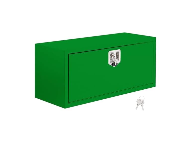 MOVECOM Steel Heavy Duty Truck Bed Tool Box  Green - Image 1