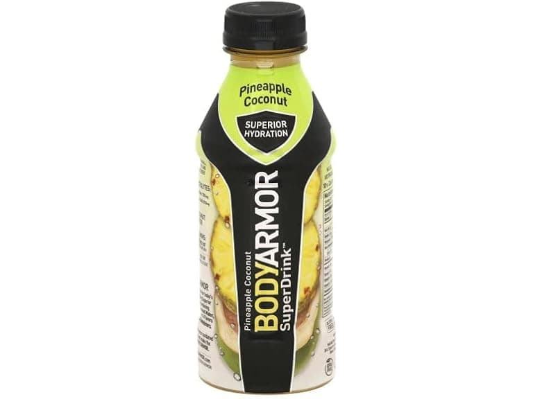12PK BODYARMOR Sports Drink Sports Beverage, Pineapple - Image 1