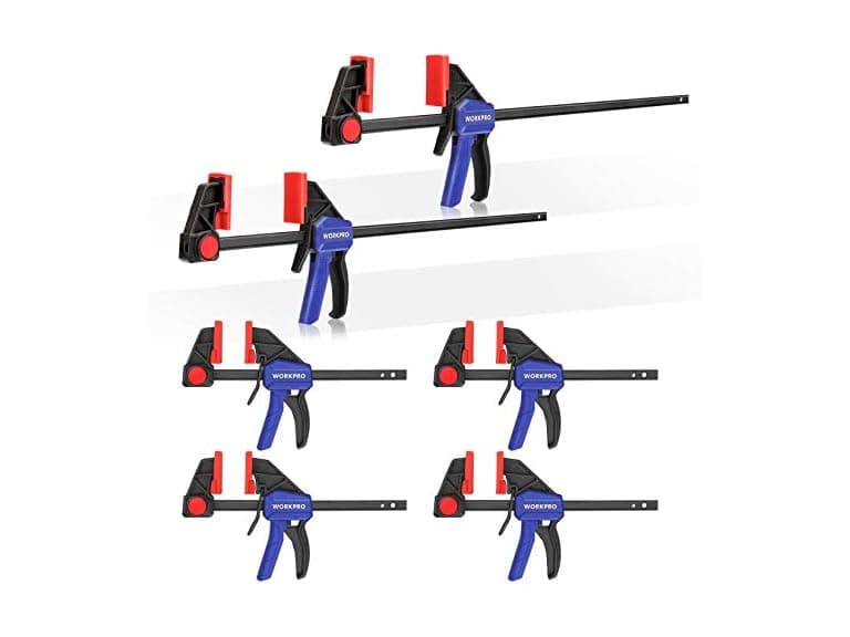 WORKPRO Bar Clamps for Woodworking Blue - Image 1