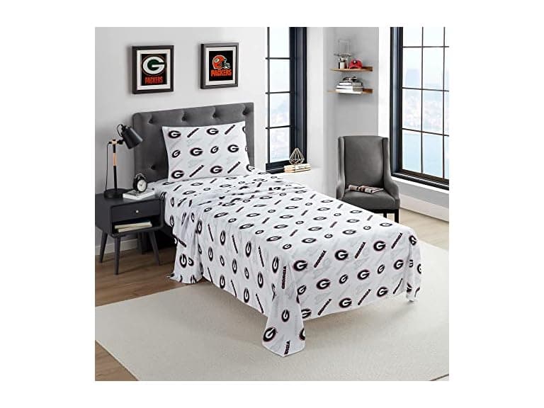 Georgia NCAA Licensed Sheet Set Twin XL - Image 1