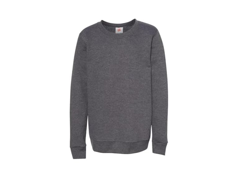 Hanes Boys (M) Ecosmart Youth Crewneck Sweatshirt - Image 1