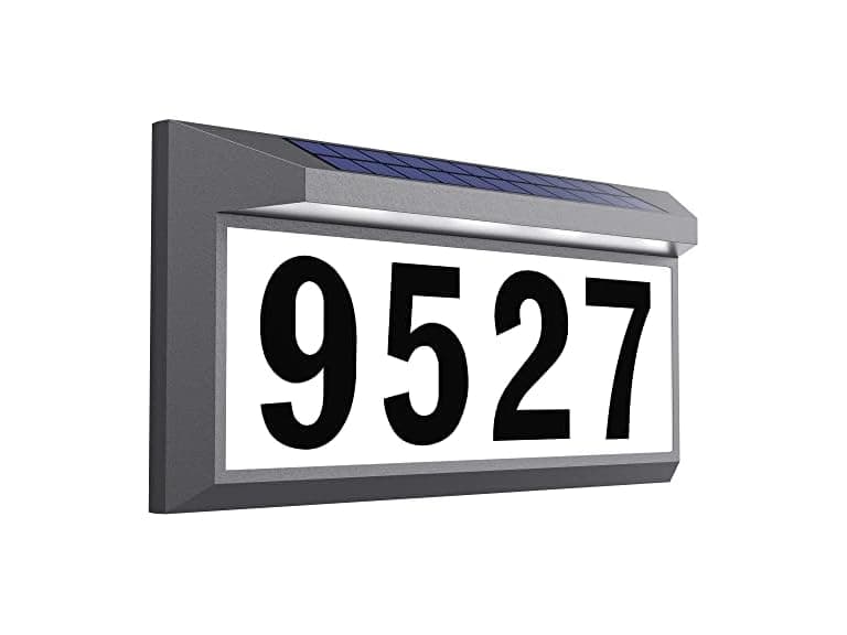 Solar Light Address Sign - Image 1
