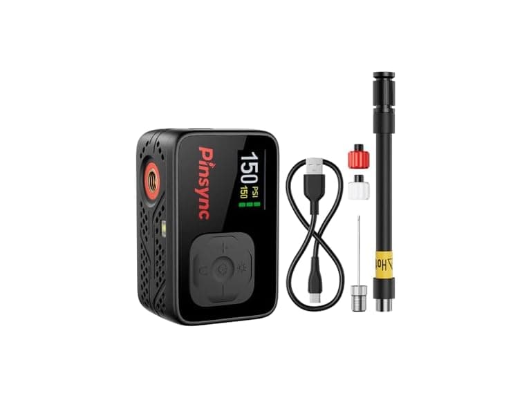 Pinsync Mini Electric Bike Pump - Image 1