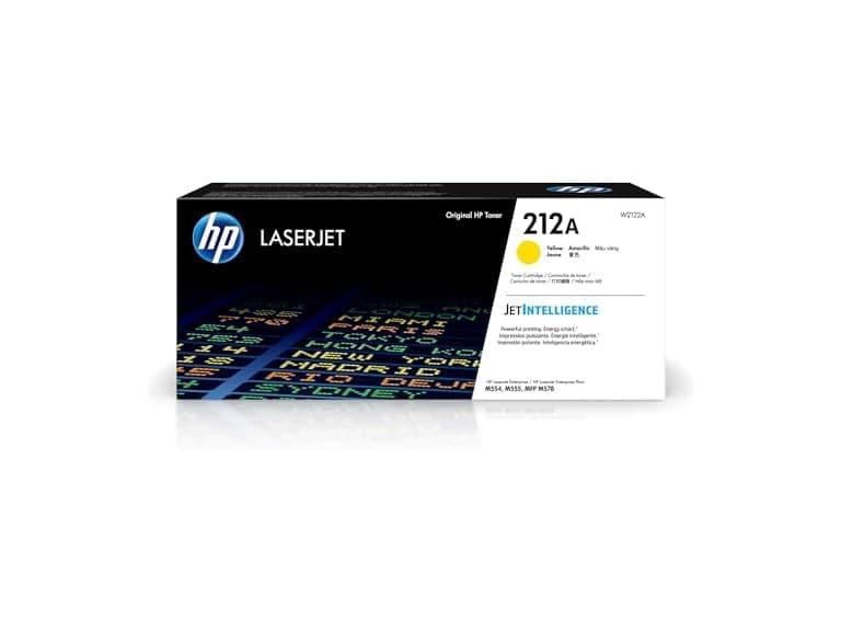 HP 212A Yellow Toner Cartridge, W2122A - Image 1