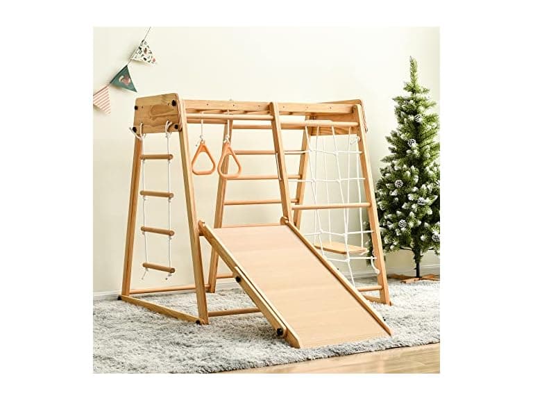 Indoor Playground 8-in-1 Jungle Gym - Image 1
