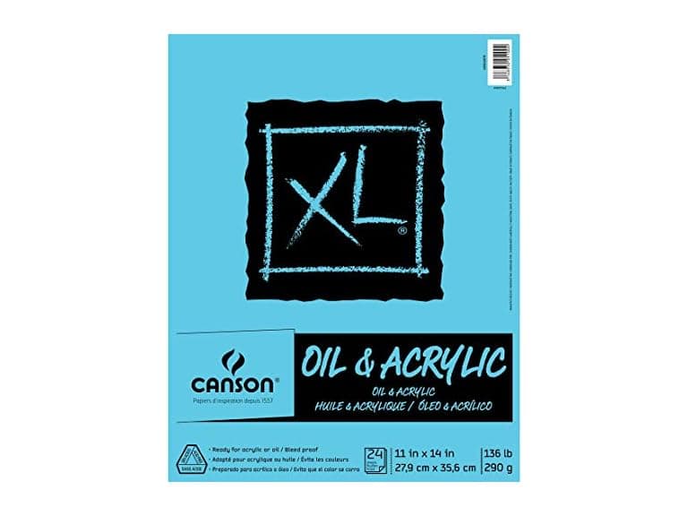 Canson XL Oil & Acrylic Paper Pad 11x14" - Image 1