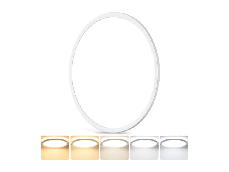 16.5Inch LED Flush Mount Ceiling Light Fixture, 32W - Image 1