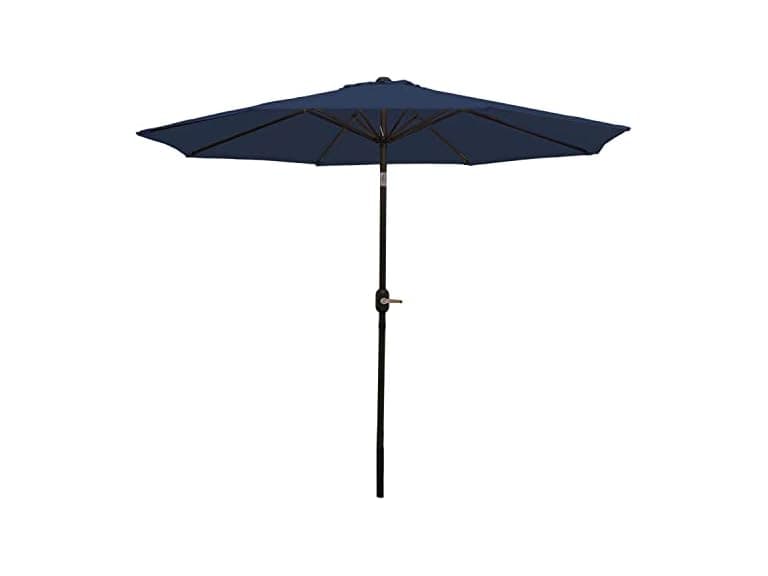 Sunnydaze 9 ft. Patio Umbrella- Navy Blue - Image 1