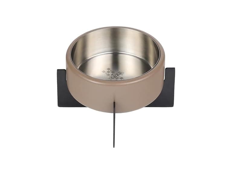 Intersecta Small/Medium Concrete and Stainless Steel Bowl - Image 1